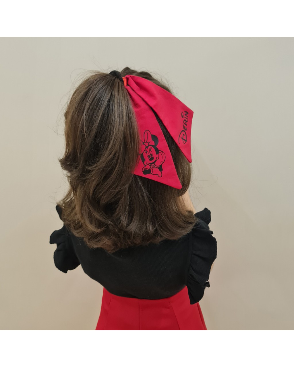 İsme Özel Minnie Mouse Detaylı Toka