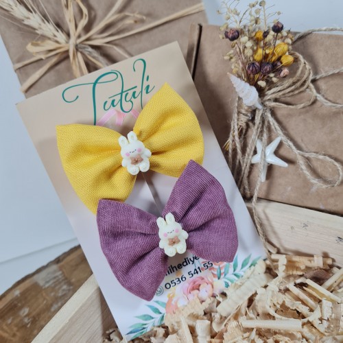 İki Renk Tavşan Toka