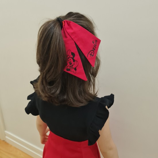 İsme Özel Minnie Mouse Detaylı Toka