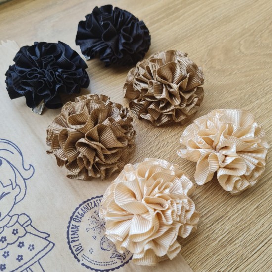 Yıldız Desenli Somon Lastik Toka