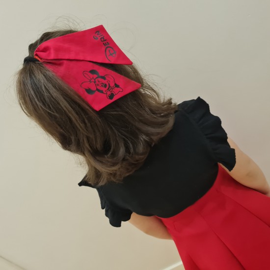 İsme Özel Minnie Mouse Detaylı Toka